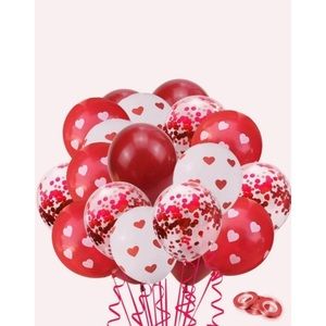 NEW! 43 Piece Heart Balloon Set